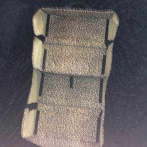 Vintage Leopard print foldable trunk organizer